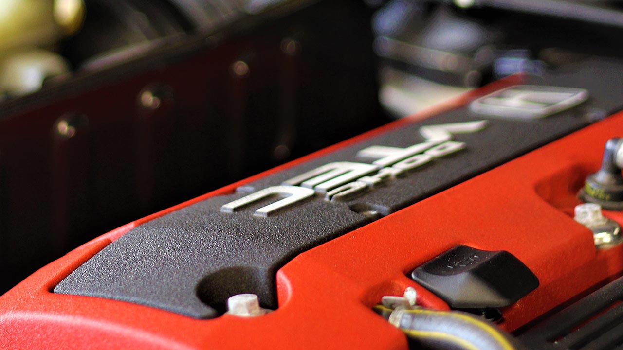 Honda VTEC engine closeup